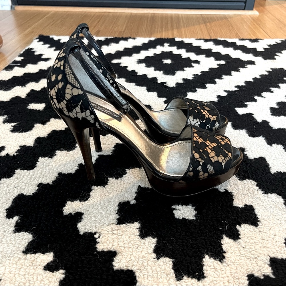 Dolce & Gabbana Lace Heels